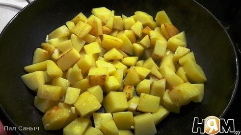 грибы в сметане с картофелем