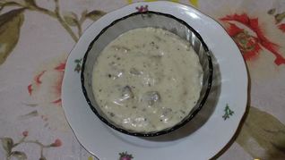 Грибы в сметанном соусе