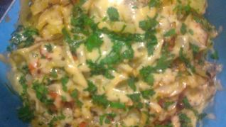 Грибы запеченные с овощами