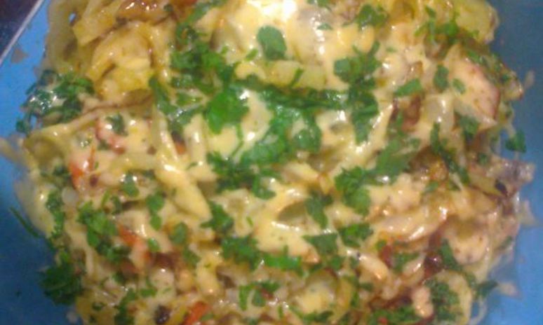 Рецепт грибов запеченных с овощами