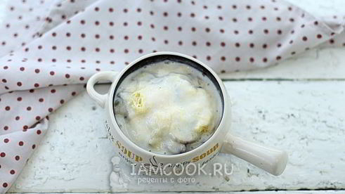 грибы запеченные с соусом бешамель