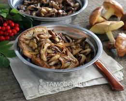 Маслята жареные