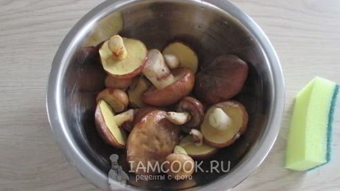 маслята жареные