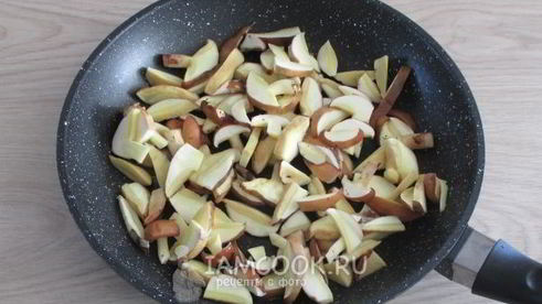 маслята жареные