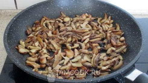 маслята жареные