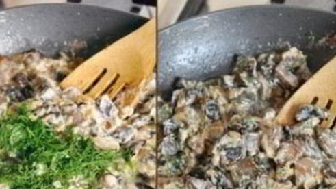 подберезовики, жареные со сметаной