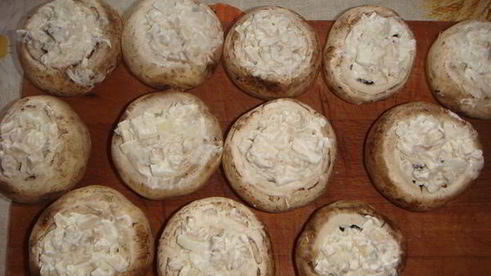 шампиньоны под майонезом