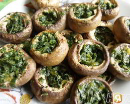 Шампиньоны с эстрагоном