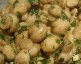 Шампиньоны в горчичном маринаде