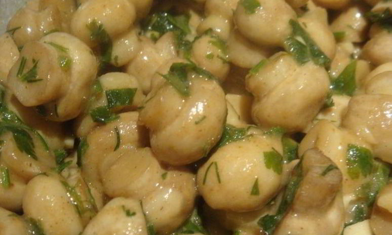 Рецепт шампиньонов в горчичном маринаде