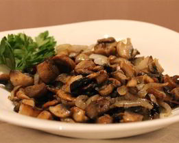 Шампиньоны жареные