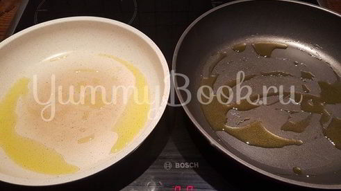 вешенки с жареной картошкой