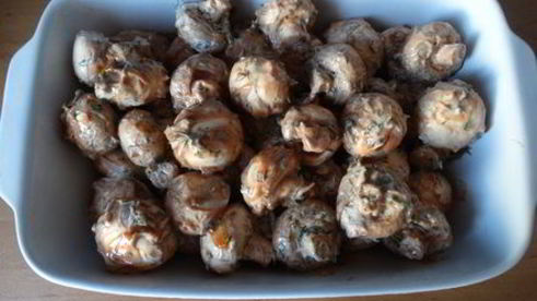запеченные грибочки