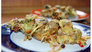 Запеченные грибы