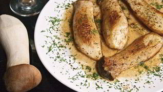 Жареные еринги в соусе