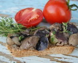 Жареные маслята