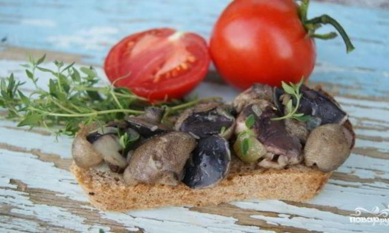 Рецепт жареных маслят