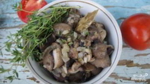 жареные маслята