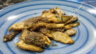 Жареные сморчки