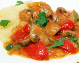 Грибной гуляш