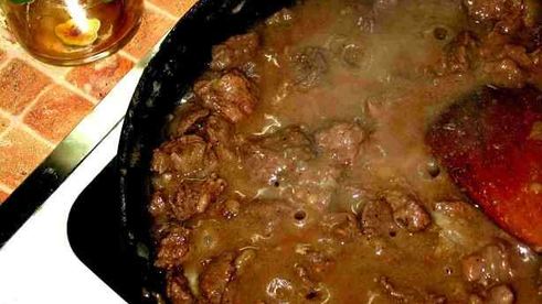 гуляш из баранины