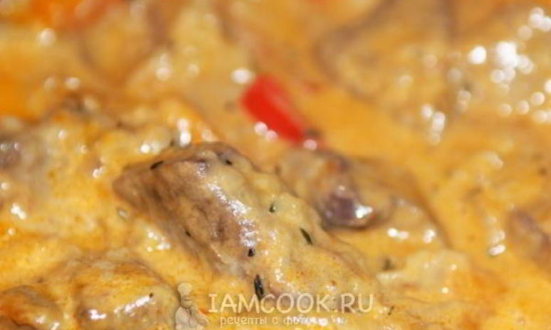 Рецепт гуляша из говяжьей печени