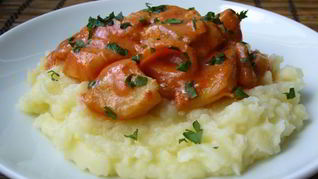 Гуляш из индейки в мультиварке