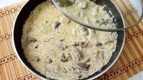 гуляш из куриной печени