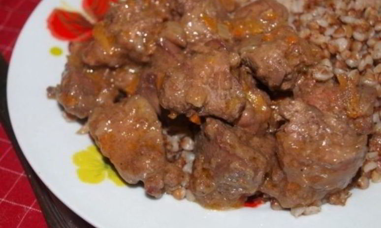 Рецепт гуляша из печени в мультиварке
