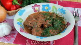 Гуляш из свинины в мультиварке