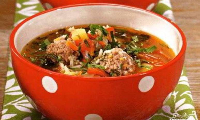 Рецепт супа-гуляша из фарша