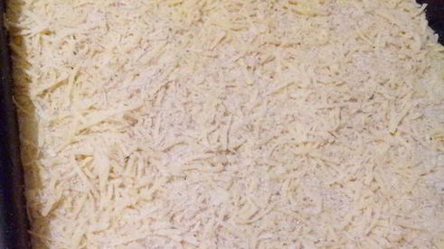 картофельное пюре с чесноком и сыром в духовке