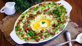 Картофельное пюре с капустой