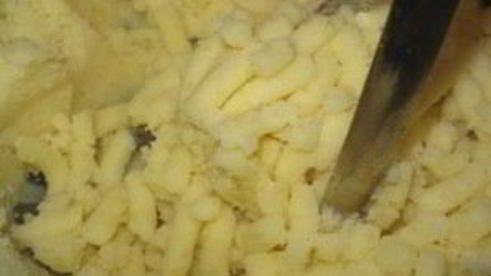 картофельное пюре с жареным луком