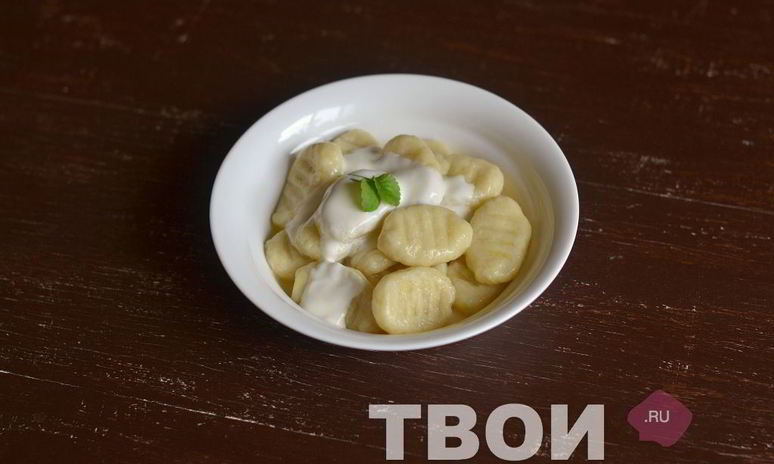 Рецепт картофельных ньокков