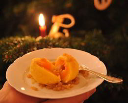 Клецки с абрикосовой серединкой Верю я, день придет