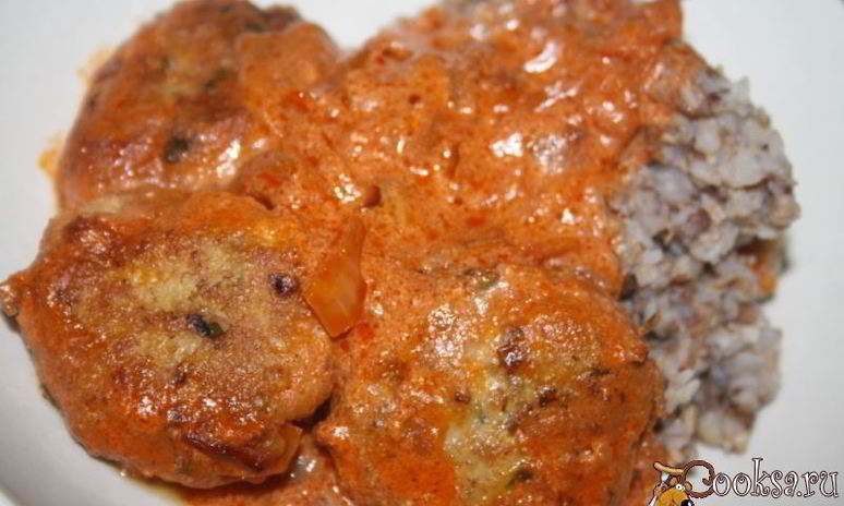 Рецепт индюшиных котлеток со вкусной подливой