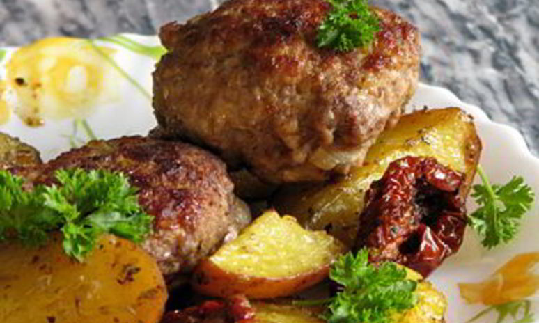 Рецепт итальянских котлет с картофелем по-деревенски