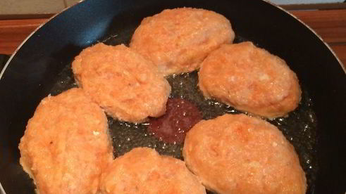 котлета из щуки и морского лосося