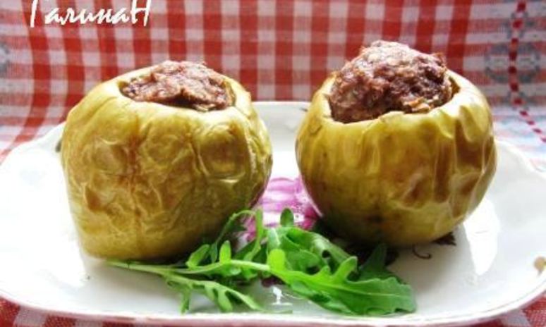 Рецепт котлеток для детки в яблоках