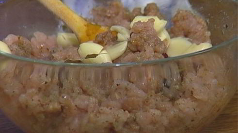 котлеты из индейки с фасолью