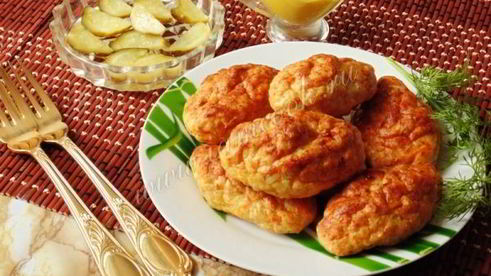 котлеты из индейки с рисом и морковью