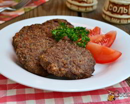 Котлеты из куриной печени и свинины