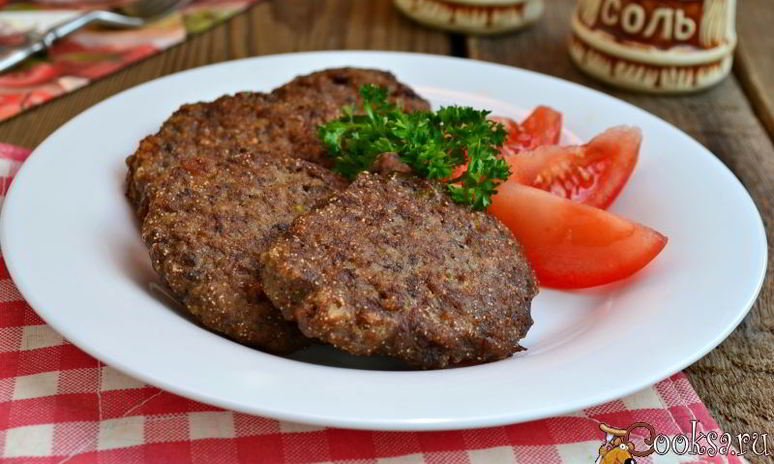 Рецепт котлет из куриной печени и свинины