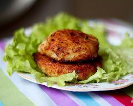 Котлеты из курицы с сыром