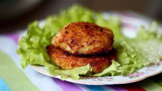 Котлеты из курицы с сыром