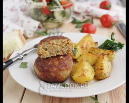 Котлеты из речного окуня