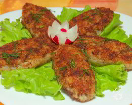 Котлеты из рыбных консервов