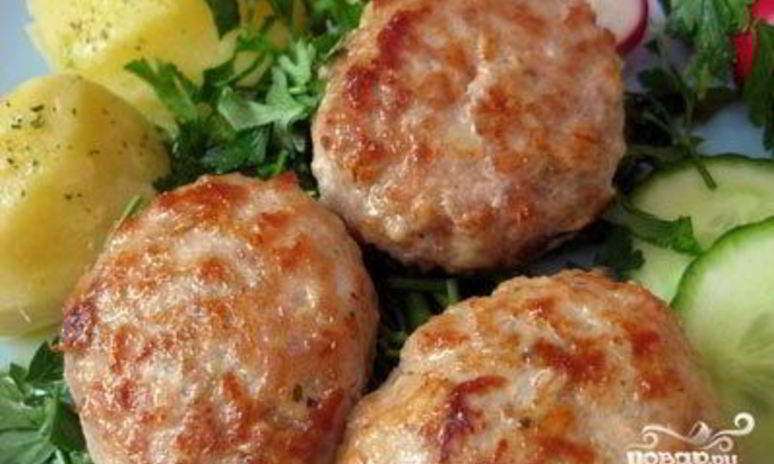 Рецепт котлет с грибами в духовке