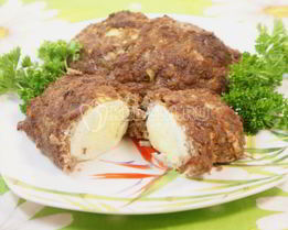 Котлеты с начинкой